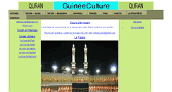 Desktop Screenshot of guineeculture.com